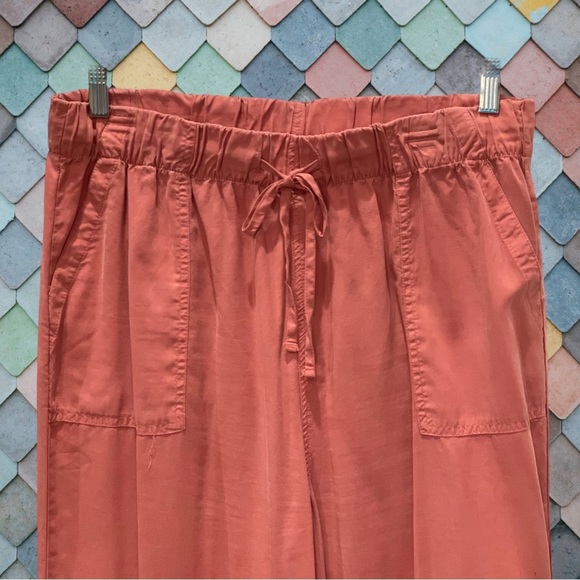 T&s Thread & Supply Women's Wide Leg Crop Pants - Brick Dust - Size XXL - Picture 3 of 4